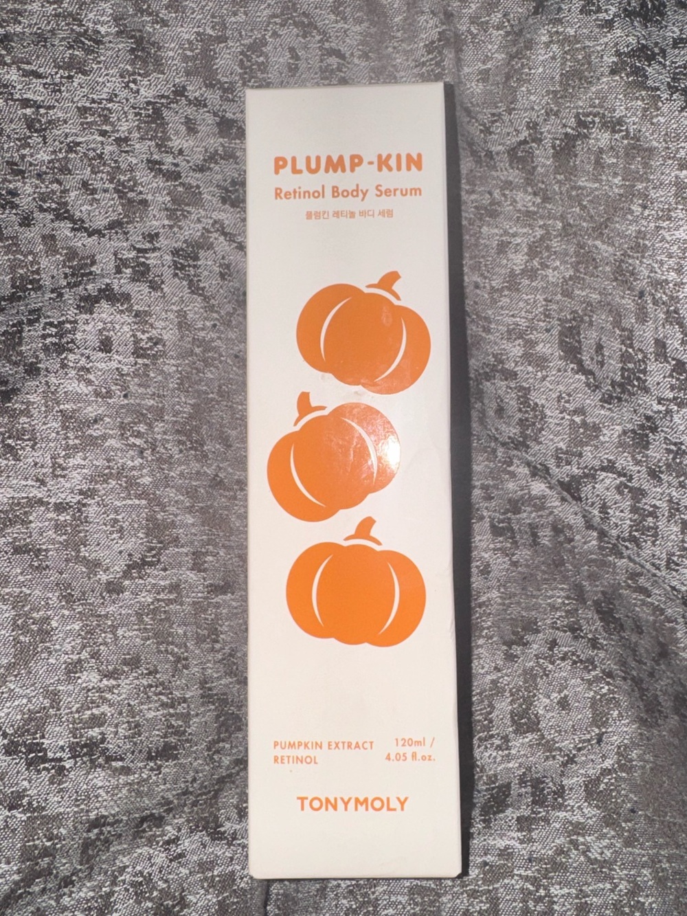 New TONYMOLY Plump-kin Retinol Body Serum 120ml Pumpkin Extract Hyaluronic Acid
